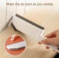 Silicone 3 in 1 Cleaning Brush with Wiper – Compact Scrubber for Kitchen Counters, Sinks & Toilets. 
