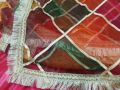 Handmade embroider chiffon ghota kiran dupatta from Pakistan Badar Multi color Dupatta Badri Net lines net work with dhnak , gotta flower and 4 sides kiran lace Zardi - Multi Gota Work For Wedding Party For Ladies Women net zari dupta fancy dupta bridal. 