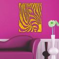 Zebra face  Reusable Stencil For wall Painting Art DIY Home Decor, Album Crafts and Canvas IDD 222. 