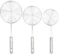 3 in 1 Stainless Steel Frying Mesh Strainer For Kitchen And Commercial Use Small Medium And Large Sizes. 