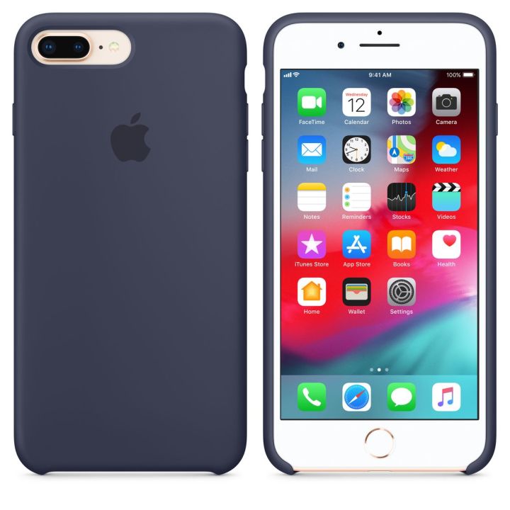 Iphone%207%20Plus%20Silicone%20Cover%20Soft-Touch%20Finish%20Back%20Protective%20Case%20For%20iPhone%207%20/%208%20Plus%20-%20Image%205