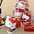 Hello Kitty Stapler Staples Set Kawaii Students Stationery Office Anime Kt Cat Cute Work Instruments Binding Staple Pink Gifts. 