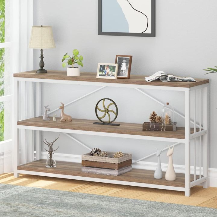 New%20Entryway%20Wood%20Metal%20TV%20Console%20,%20Long%20Rustic%20Sofa%20,%20Modern%20Accent%20Hallway%20Table%20with%20Storage%20Shelves,%20-%20Image%204