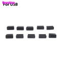 【Moonking】 10Pcs USB VGA HDMI Socket Protective Cover Connector Port Rubber Covers Dust Cap. 