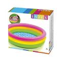 Intex_ (45 x 10 Inches Sunset pool) approx 4 x 1 foot Swimming Pool + With Intex_ Pump Under the Trees Snapset kids Plastic Swimming Pool Square. 