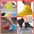 Waterproof Non-Slip Silicone Rain Boot Shoe Cover Waterproof Reusable Foldable Overshoes Large Size. 