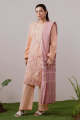 Zellbury Embroidered 3 Piece Textured Lawn Embroidered Kurta Dupatta Trouser - 1991 - RTW - Stitched Suit For Women - Dress For Girls - Essential Pret - Summer. 
