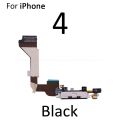 Bottom Charger Port Dock For iPhone 5 5S 5C 4 4S USB Plug Charging Connector With Microphone Headphone Audio Jack Flex Cable. 