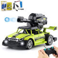 RC Gel Blaster Ball Shooter 4 Channel Car Toy Car With 1000 Gel Balls - 8 inches - Green. 