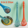 2in1 Tổng Beater / Noddles Picker spaghetti noodle clip egg beater egg clip salad mixer. 