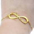 Namely accessories 24k Gold Plated Personalized Name Bracelet For Women/Girl TJ-9903. 