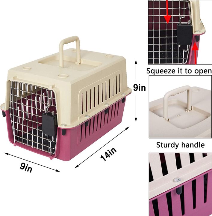 Pet%20Travelling%20Cage%20for%20Cats%20&%20Puppies%20Small%20Size%20-%20Image%205