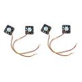 4 Pcs 3 Pin 40mm Square PC Computer Cooling Fan DC 12V Black. 