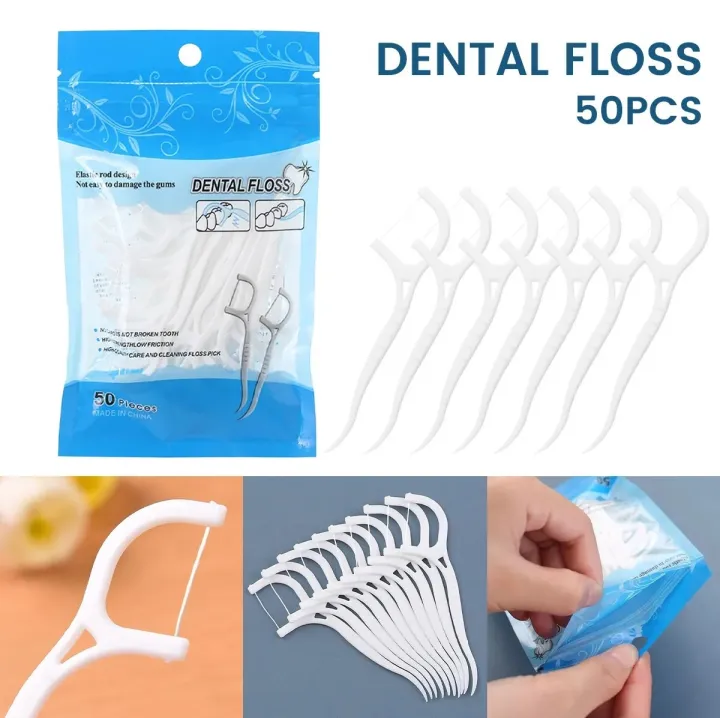 50pcs%20Dental%20Floss%20Flosser%20Picks%20Toothpicks%20Teeth%20Stick%20Tooth%20Cleaning%20Interdental%20Brush%20Dental%20Floss%20Pick%20Oral%20Hygiene%20Care%20KS%20-%20Image%203