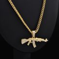 【HOT】 Fashion Choker Necklaces For Women 2022 Gun Cross Pendant Crystal Rhinestone Chain Necklace Women Men Punk Chains Jewelry Gift. 