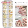 Nail Art Accessories Sparkling Aurora Rhinestone Nail Art Kit Create ning Nail Looks with Flat Bottom Manicure Accessories Stylish Nail Looks. 
