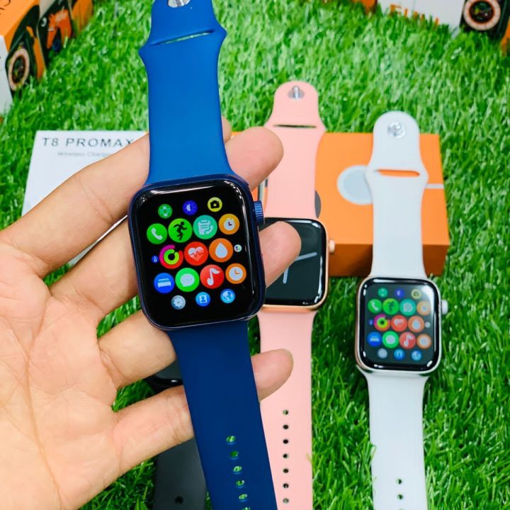 T8 PRO Max Series 8 Smart Watch With ALWAYS ON DISPLAY | 1.99'' Bezel Less Display | Bluetooth Calling | Health Fitness Tracking Features