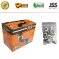JSS Traders Box of Heavy Duty Durable Nail Cable Clips WIre clips 4mm to 14mm Nail Clips for Cable Management/Wire Management DIY And Outdoor Use Steel Nail Clips Cable Holders PVC Material DozenPack Cable Clips for Home and Office Use Cord Organizer. 