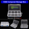 G200 F200 Multi-Functional Plastic Tool Box – Durable Organizer with Adjustable Compartments for Tools, Stationery, and Electronic Parts by Electrica. 