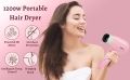 Sonashi Travel Hair Dryer 1200 Watts, Pink SHD-5001. 