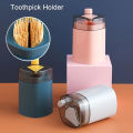 Creative Toothpick Holder Automatic Toothpick Dispenser Wheat Straw Toothpicks Container. 