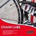 Aeropak Chain Lube - long lasting lubrication  heat resistance and corrosion protection. 