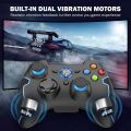 EasySMX 2.4G Wireless Controller for PS3, PC Gamepads with Vibration Fire Button Range up to 10m Support PC (Windows XP/7/8/8.1/10), Steam, PS3, Android, Vista, TV Box Portable Gaming Joystick Handle. 