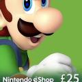 NINTENDO ESHOP GIFT CARD 25£ EURO (UK). 