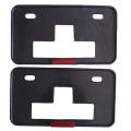 Universal Number Plate Frame Cover With Reflector. 