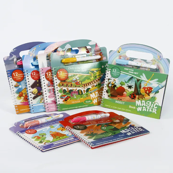 Magical%20Water%20Painting%20Book%20Toddler%20Early%20Education%20Toys%20Reusable%20Magic%20Drawing%20Coloring%20Book%20for%20Kids%20Children%20Montessori%20Toys%20-%20Image%202