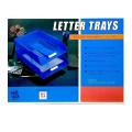 Letter Tray 2 Tier Story Plastic Full Scape Size. 