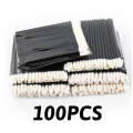 100PCS Portable Lip Brush Disposable Lipstick Brush Black Beauty Makeup Tools Portable. 