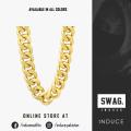 Golden Chain 14k Gold Plated In Metal | By Induce Pakistan. 