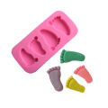 3D Baby Feet Silicone Mold Chocolate Fondant Cake Decorating Baking Tool Bake Ware Pudding Baking Paste Mold. 