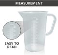 1 liter Measuring Jug, - Polypropylene for Baking Beaker Liquid Measure Jug Cup Container. 