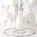 Cup Drying Rack with 8 Hooks Drainer Mug Tree Mug Organizer for Home Desktop, Easy to Use Fine Workmanship. 