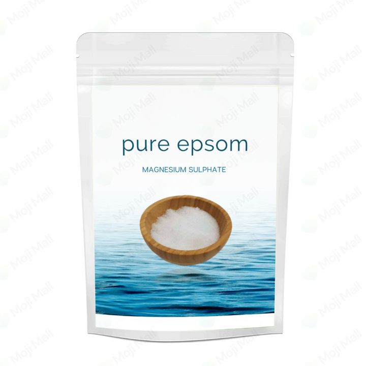 Epsom Salt for Bath - Premium Quality Magnesium Sulfate - Soothing Muscle Relief - Stress Relief - Relaxing Bath Soak - Detoxifying - Softens Skin - High-Quality Epsom Salt - Relaxation - Skin Care - Spa Treatment - Moji Mall