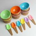 1 Pcs ICE CREAM CUP WITH SPOON. 