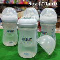 Avent Feeding Bottle Avent Anti Colic Feeder Natural Feeding Bottle With Air Free Vent 9 Oz (260ml). 