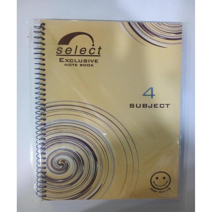 Spiral Notebook 4 Subject
