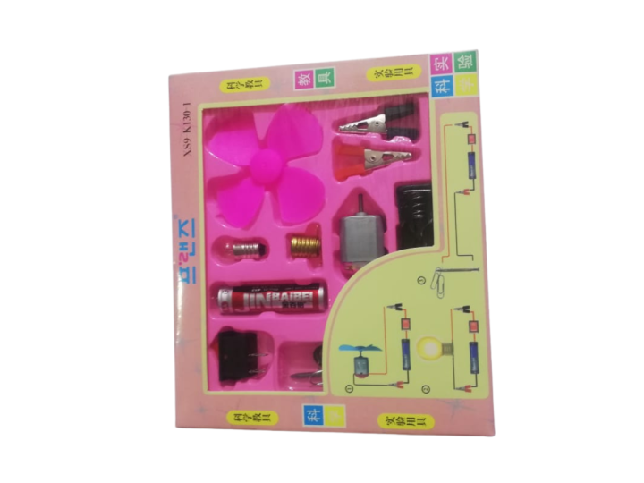 DC motor fan set for kids Electronic Science Project