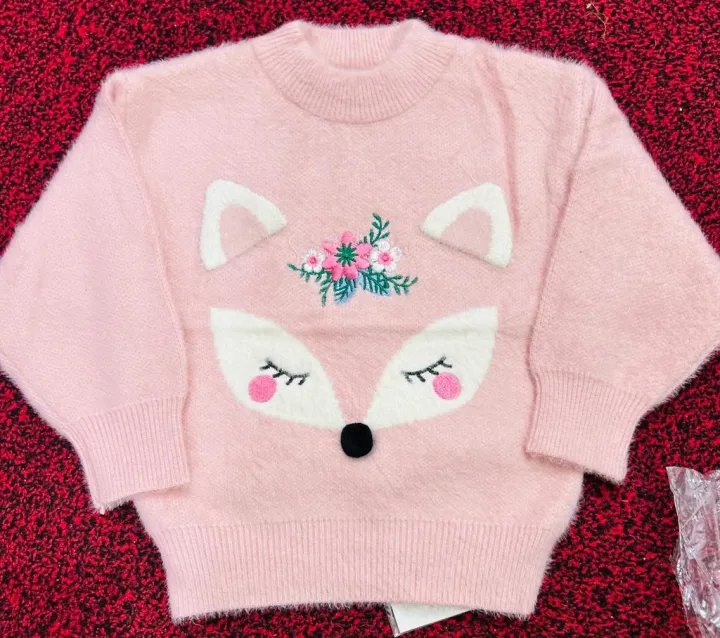 Kids%20Sweater%20for%20winter%20new%20deisgn%20Print%20rabbit,%20wool%20imported%201%20to%205%20year%20-%20Image%203