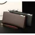 Baellerry Long Wallet For Women Slim Money Mobile Men Leather Wallet Card Holders. 