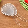 Fine Mesh Strainer Oval Easy to Clean Flour Sieve for Quinoa Juice Household 16cm. 