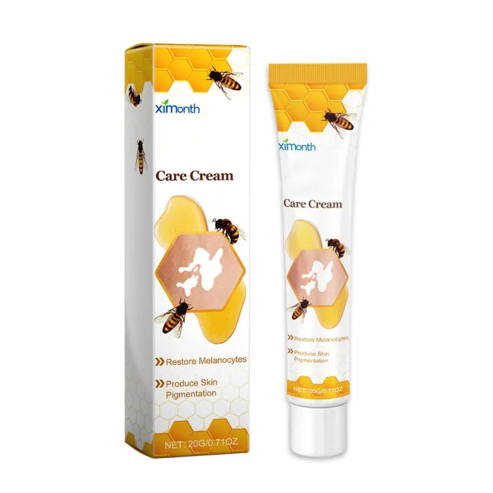 Curated visual reference: Calee 20G Bee Vitiligo Treatment Cream Natural Relief Moisturizes Photo Inspiration