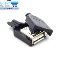 DIY Micro USB Type A & B Type_C  Male Female Assembly Connector Plug Socket. 
