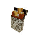 Genuine Cowhide Leather Cigarette case with a Touch of Unique Original Cow Skin". 