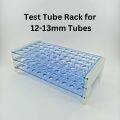 Test Tube Rack for 12-13mm Tubes, 50 Slot Capacity | Heavy-Duty Plastic Holder for Lab Experiments, Science Projects, Storage & Educational Use. 