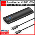 SpeedX Orico (Case) M2 NVMe Hard Drive Enclosure - Pwm2-G2 Type C Case for M2. 
