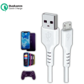 Amazon Fast Charging Cable Micro to USB 2.4A For Android Mobile Phones - Quick Data Transfer. 
